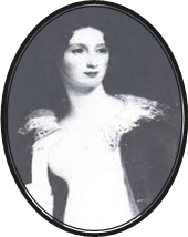Anna Marie Fitzhugh, wife of Wm. Henry Fitshugh III.  Unpon his early death she was left the largest landowner in Fairfax County.  She managed the 8,009 acre Ravensworth Plantation during the Civil War & until her death.  1796-1874 (D)